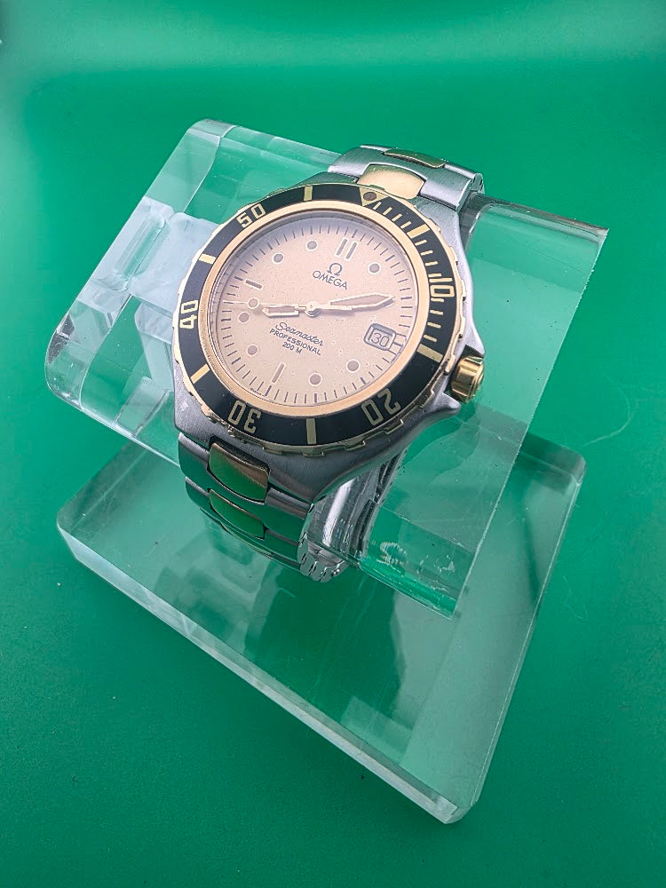 Omega Seamaster Professional 200M “Pre-Bond” Two-Tone Champagne Dial – Vintage Omega Set
