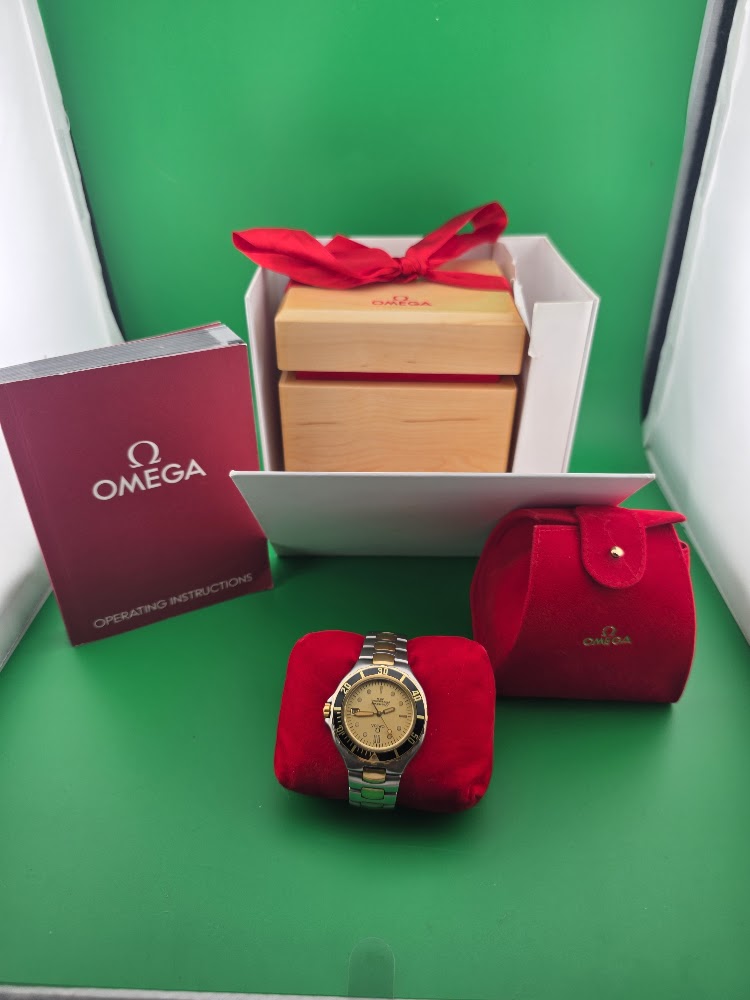 Omega Seamaster Professional 200M “Pre-Bond” Two-Tone Champagne Dial – Vintage Omega Set