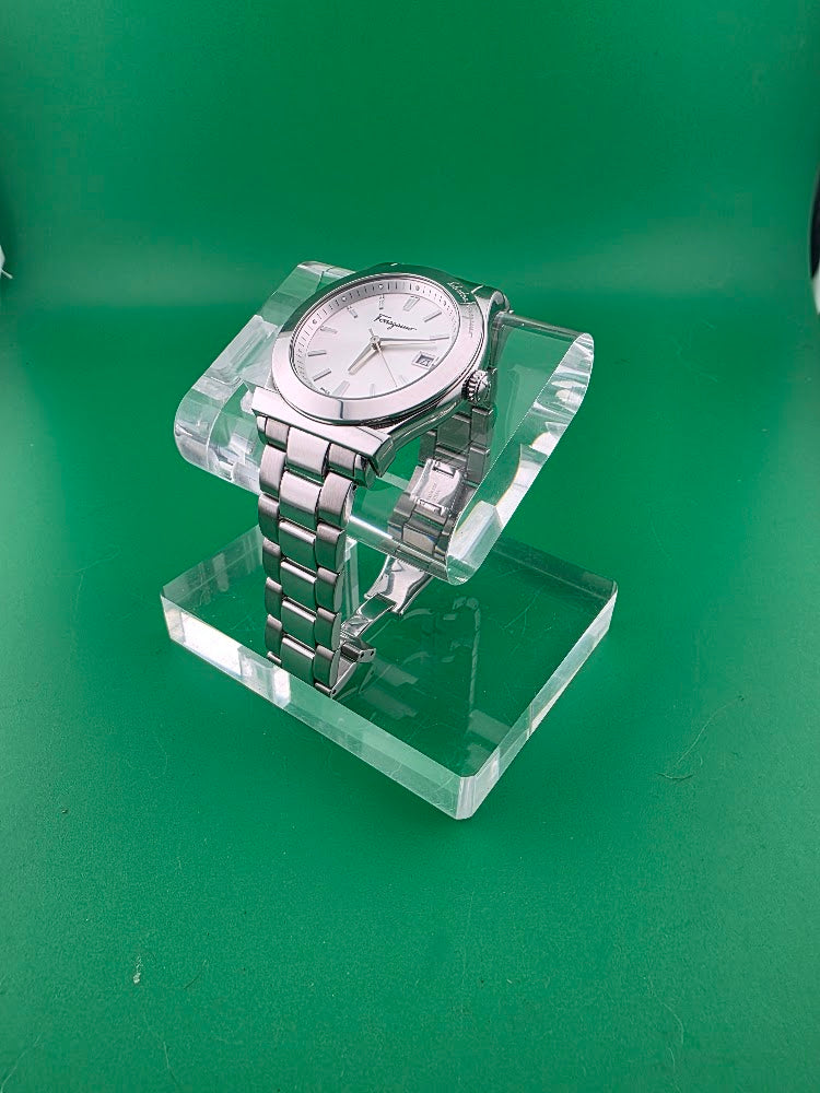 Salvatore Ferragamo FF3580014 Swiss Quartz 40mm Silver Dial – Full Set - SOLD