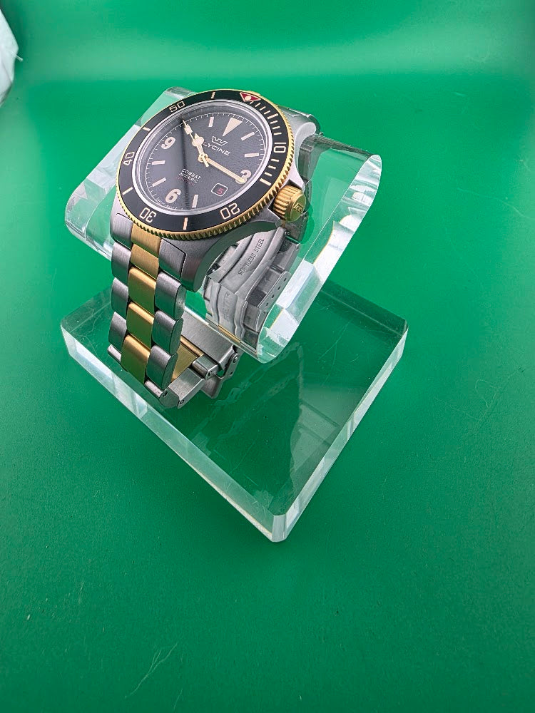 Glycine Combat SUB 39 Gilt GL0401 Automatic – Black & Gold – Full Set - SOLD