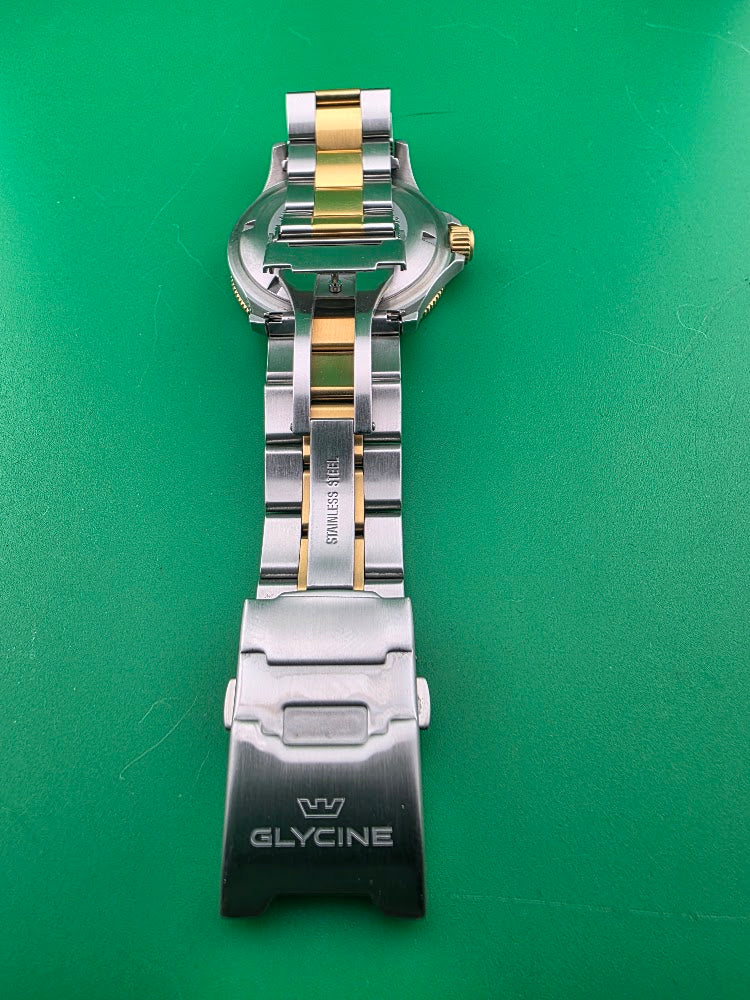 Glycine Combat SUB 39 Gilt GL0401 Automatic – Black & Gold – Full Set - SOLD