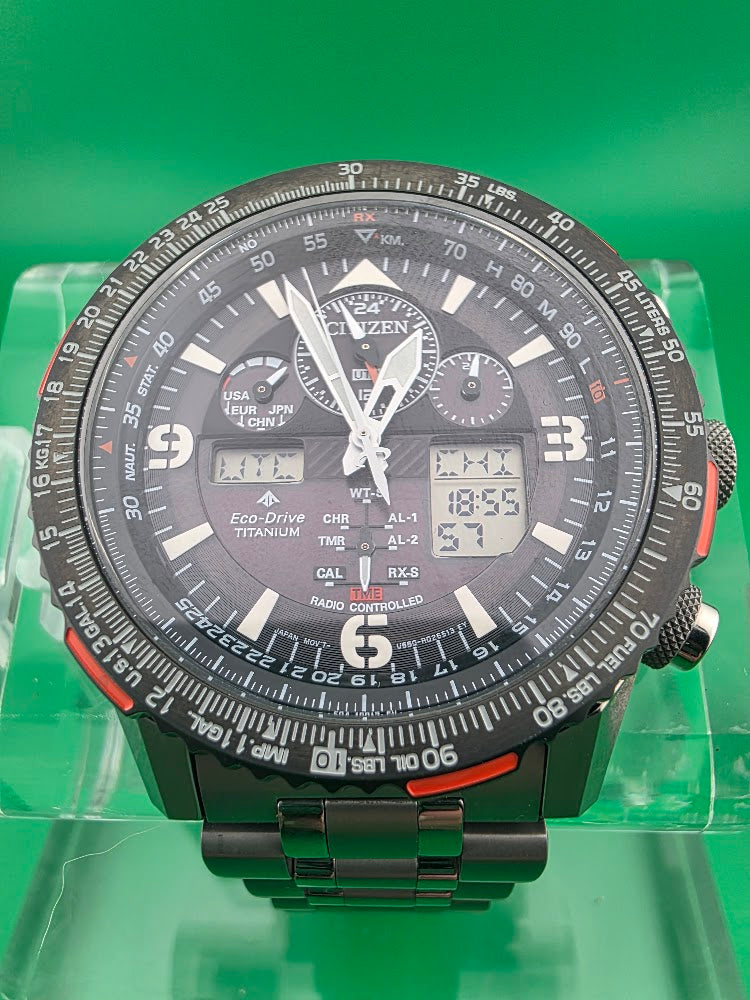 Citizen Promaster Skyhawk A-T JY0010-50E Super Titanium Eco-Drive Atomic – Full Set - SOLD