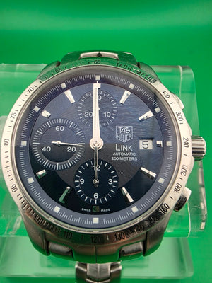 TAG Heuer Link Calibre 16 Automatic Chronograph – Blue Dial – 42mm