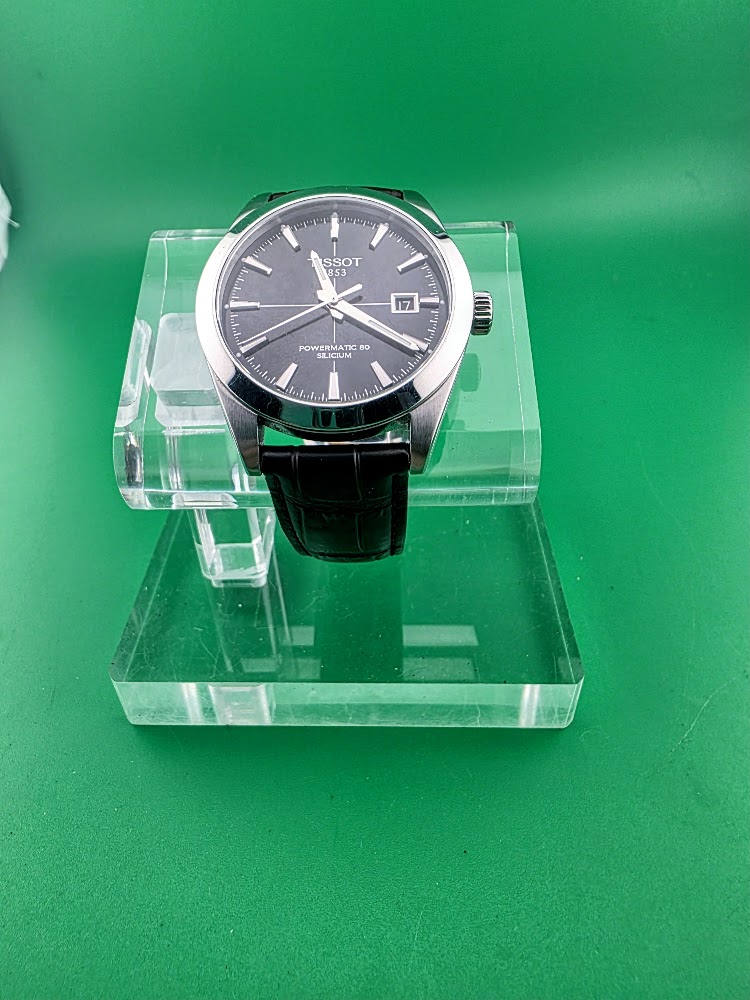 Tissot Gentleman Powermatic 80 Silicium – Black Dial – Automatic – Full Set with Two Straps