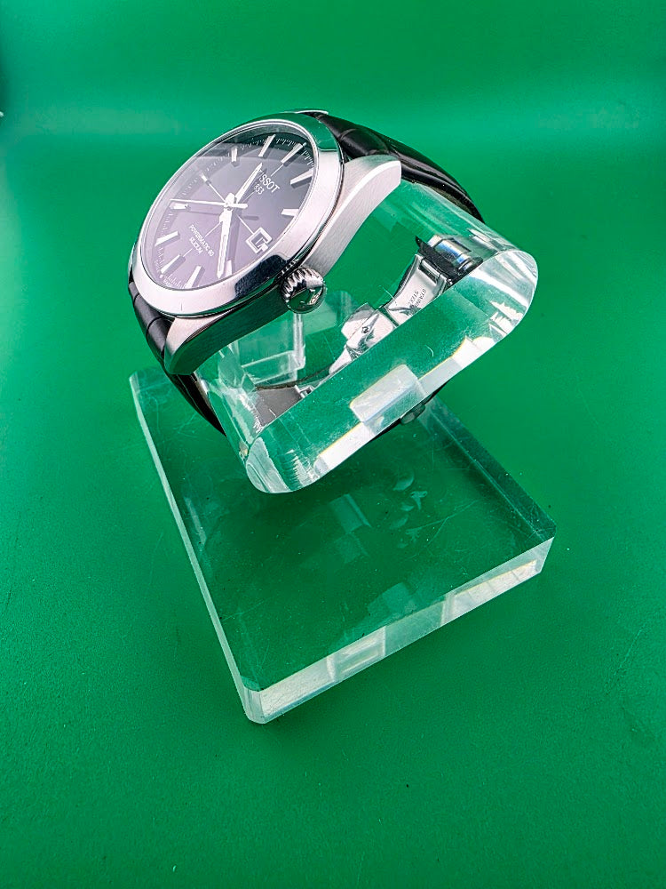Tissot Gentleman Powermatic 80 Silicium – Black Dial – Automatic – Full Set with Two Straps