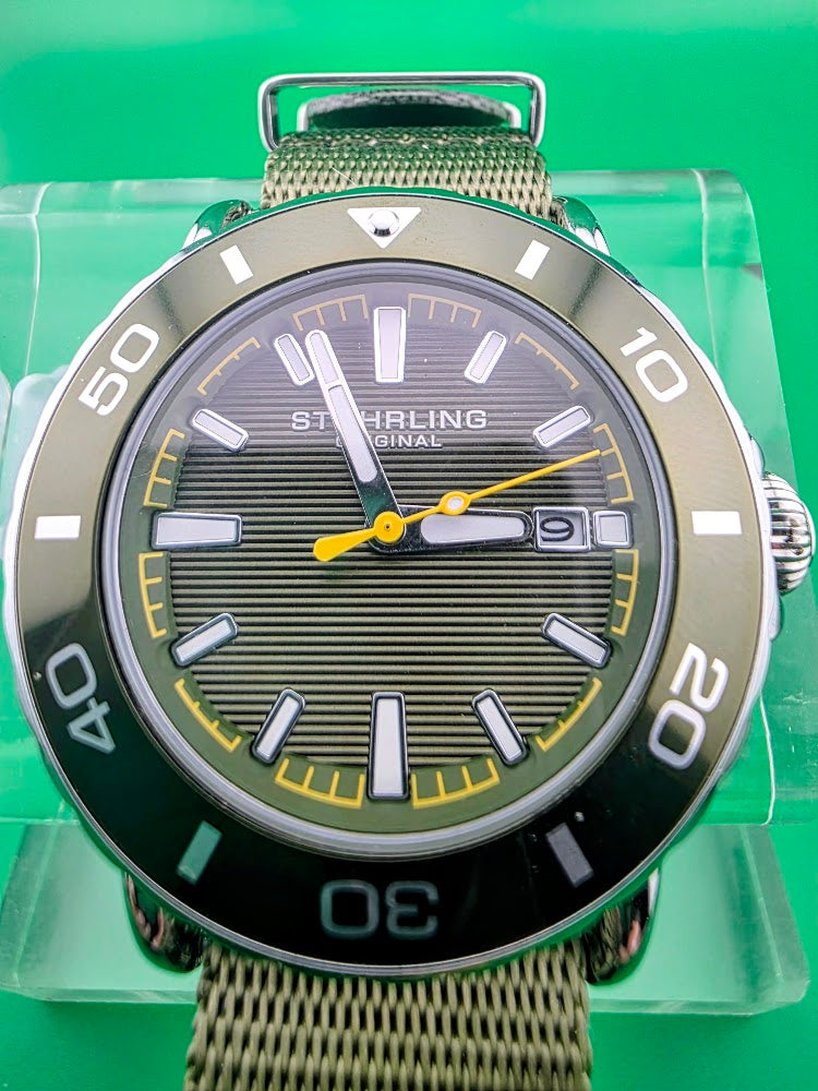 Stührling Original Explorer 4041 – Olive Green Diver – 40mm – Box & Papers