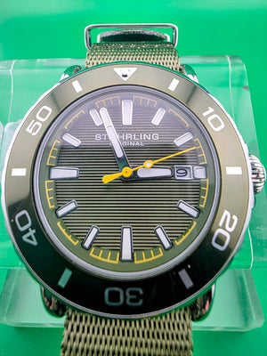 Stührling Original Explorer 4041 – Olive Green Diver – 40mm – Box & Papers