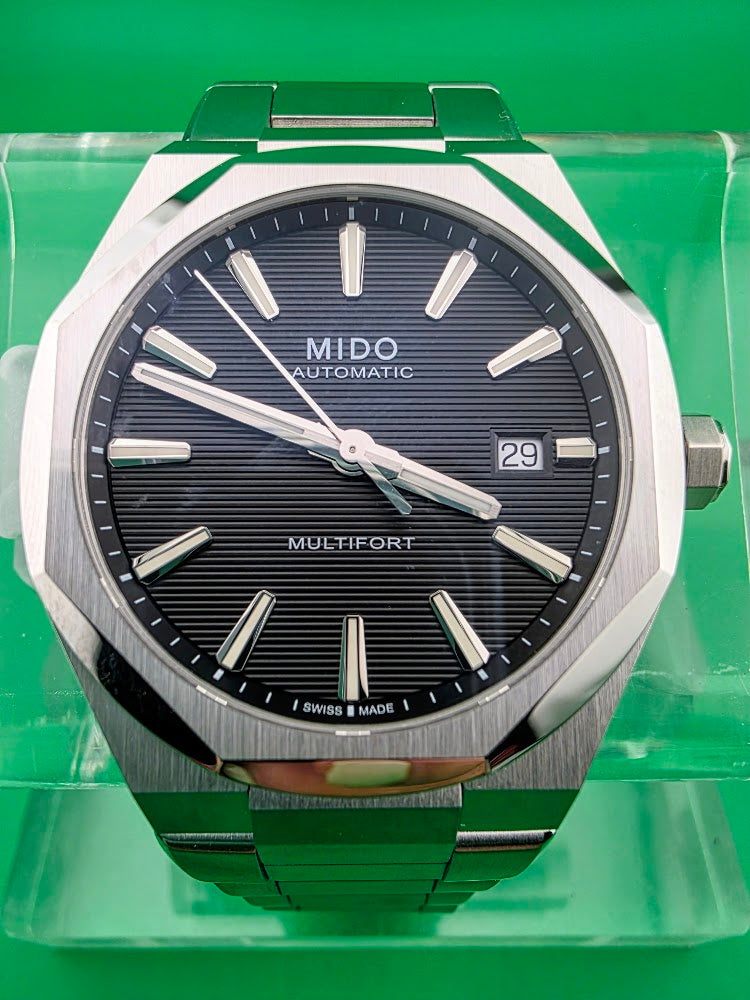 Mido Multifort 8 One Crown Automatic – Black Dial – 40mm – Ref. M055.507.11.051.00 – Full SET - SOLD