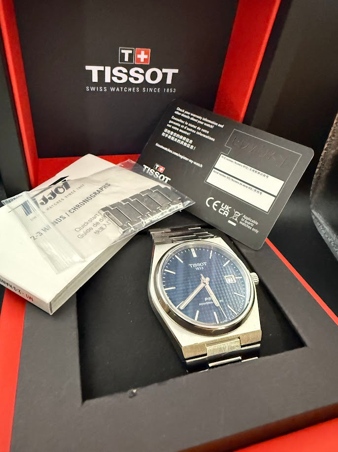 Tissot PRX Powermatic 80 - Blue Dial Automatic - Full Set - Excellent Condition - SOLD