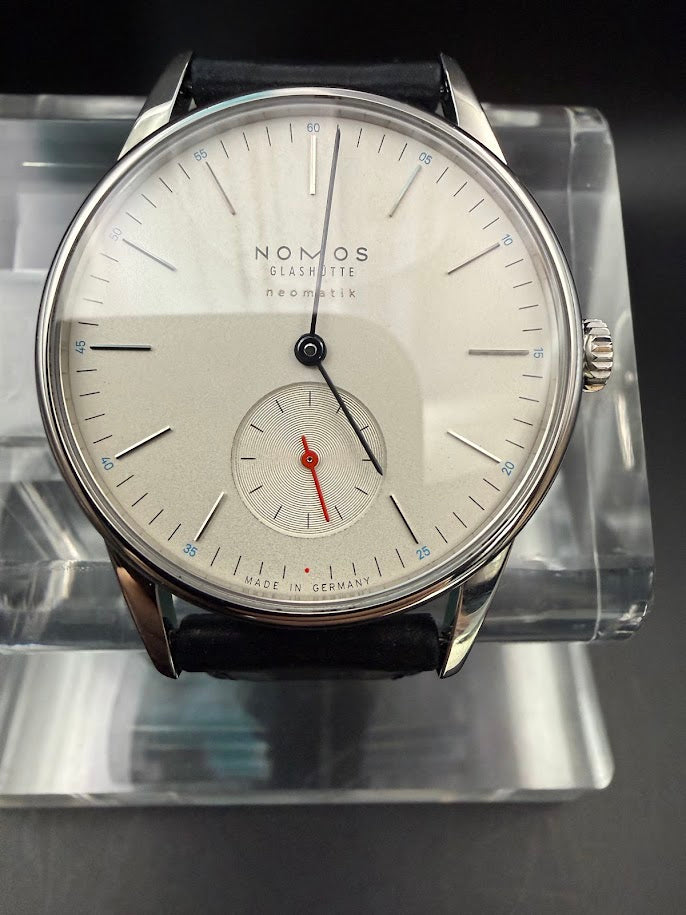NOMOS Glashutte Orion Neomatik Silver Dial - Ref. 393 - SOLD