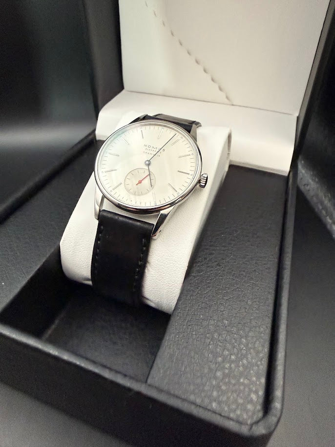 NOMOS Glashutte Orion Neomatik Silver Dial - Ref. 393 - SOLD