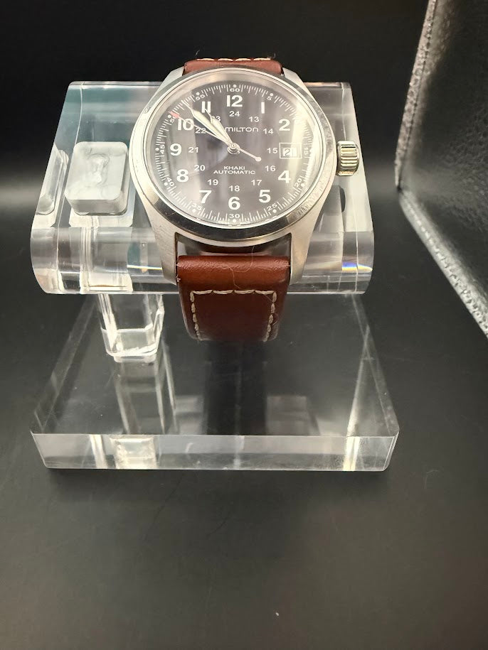 Hamilton Khaki Field Automatic- Black Dial - Swiss Auto - Excellent Condition - SOLD