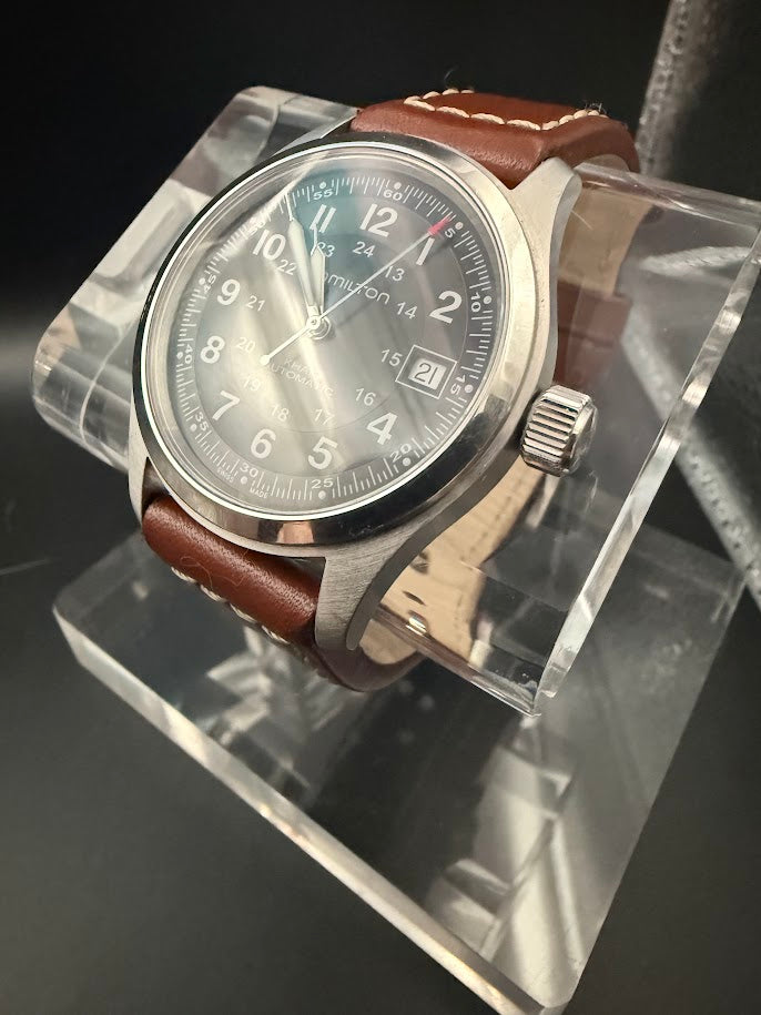 Hamilton Khaki Field Automatic- Black Dial - Swiss Auto - Excellent Condition - SOLD