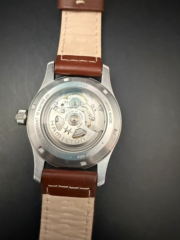 Hamilton Khaki Field Automatic- Black Dial - Swiss Auto - Excellent Condition - SOLD