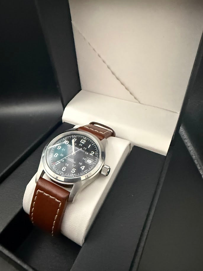 Hamilton Khaki Field Automatic- Black Dial - Swiss Auto - Excellent Condition - SOLD