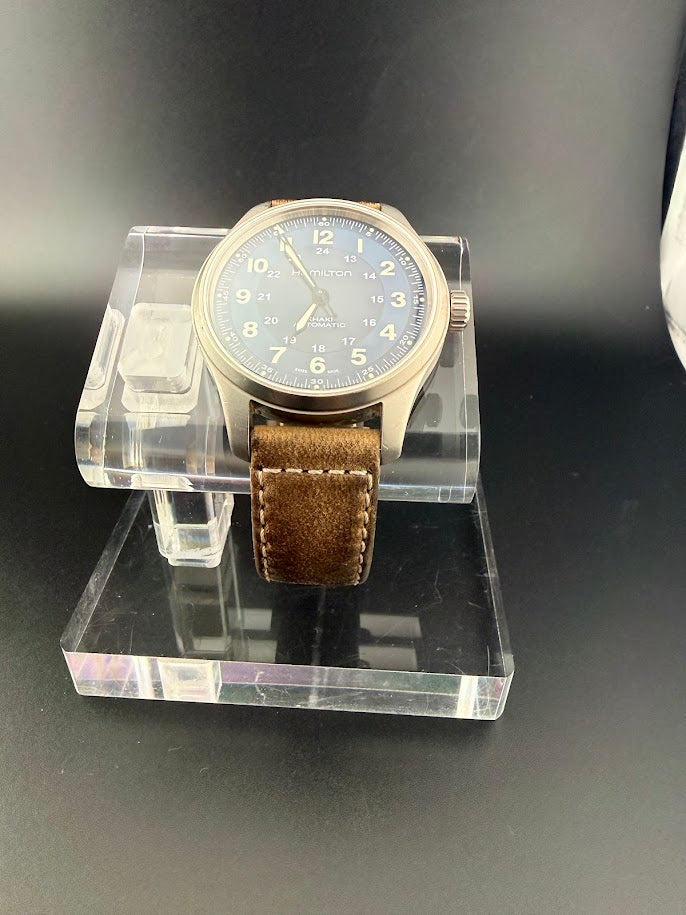 Hamilton Khaki Field Titanium Automatic Blue Dial Ref. H70545540 | Full Set