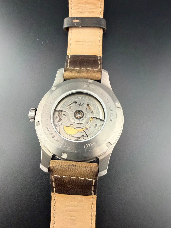 Hamilton Khaki Field Titanium Automatic Blue Dial Ref. H70545540 | Full Set