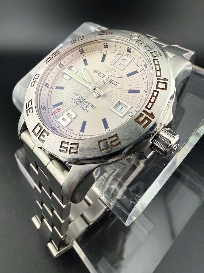 Breitling Colt 44 Quartz – Silver Dial – Professional Bracelet - SOLD
