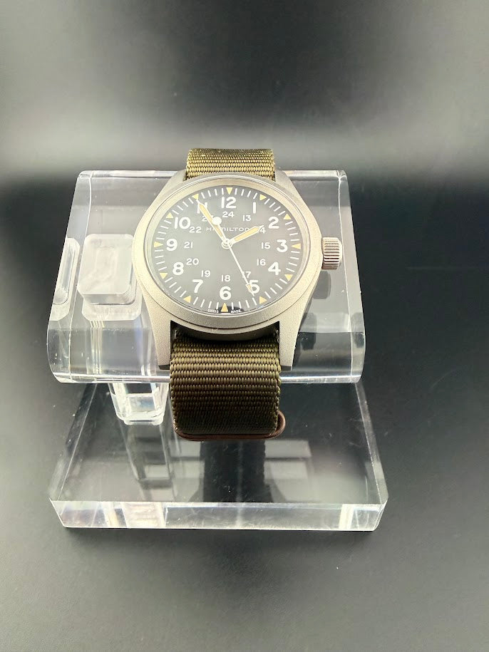 Hamilton Khaki Field Mechanical - Black Dial - Full Set - Like New