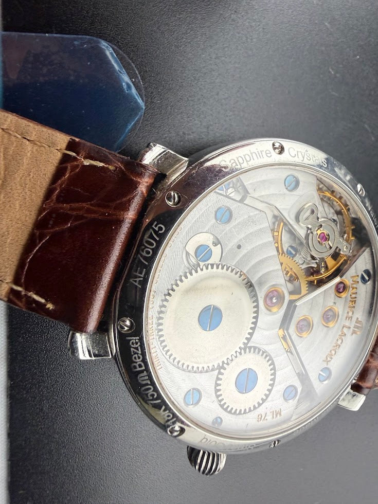 Maurice Lacroix Masterpiece Calendrier Rétrograde AE76075 (18K Gold Bezel)
