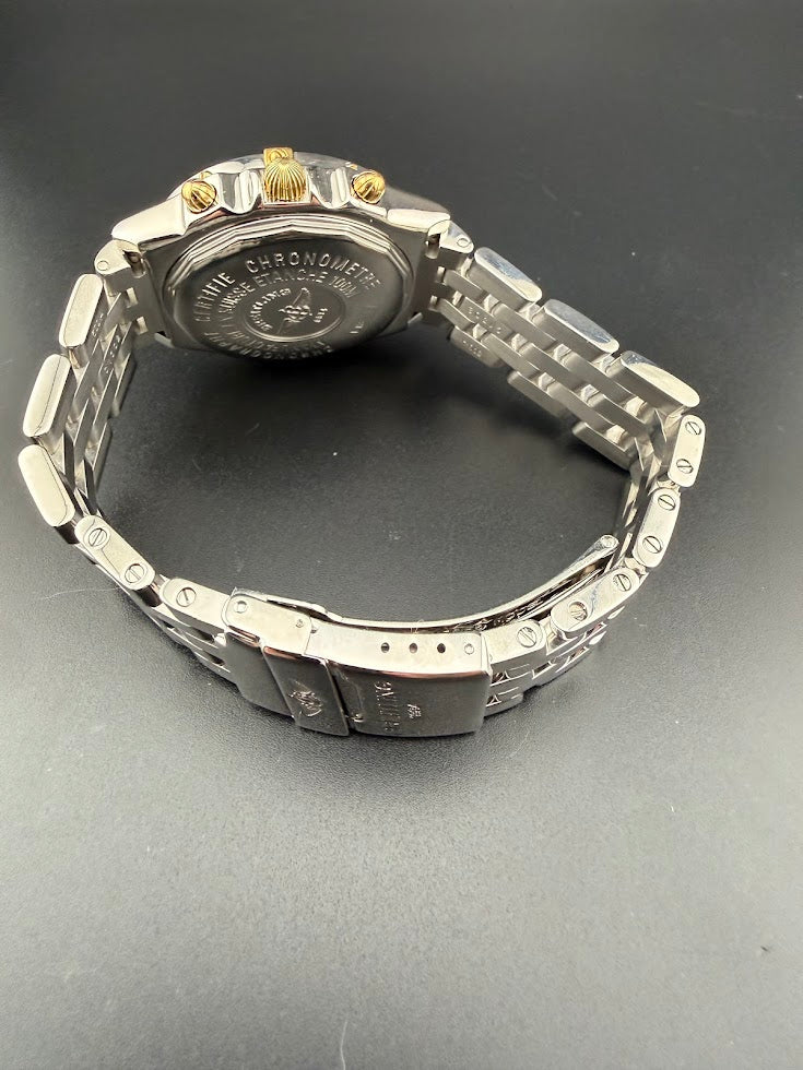 Breitling Chronomat Automatic Chronograph | White Dial | Two Tone | Estate Find | Excellent Condition