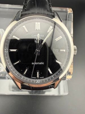 TAG Heuer Carrera Automatic WV211B-0 – Black Dial – Display Back – Like New Condition