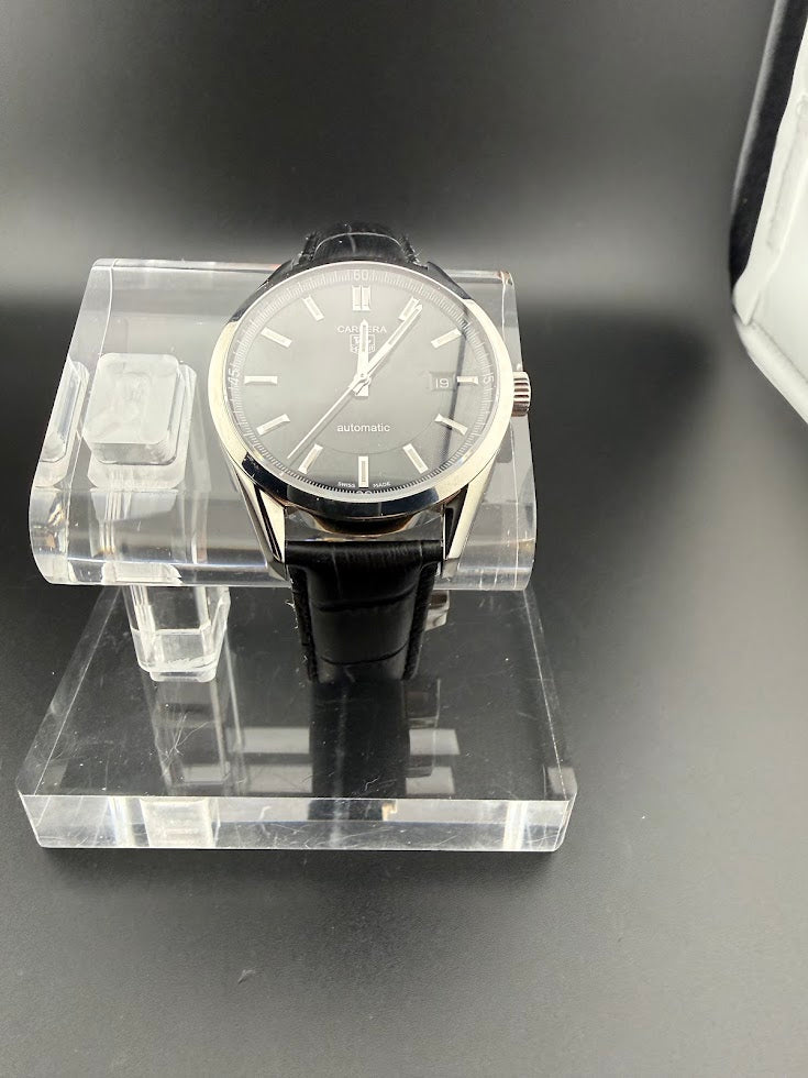 TAG Heuer Carrera Automatic WV211B-0 – Black Dial – Display Back – Like New Condition