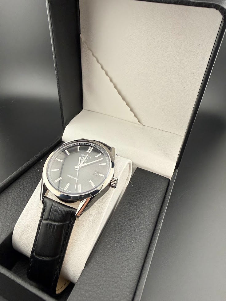 TAG Heuer Carrera Automatic WV211B-0 – Black Dial – Display Back – Like New Condition