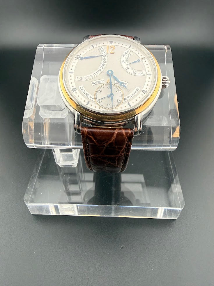 Maurice Lacroix Masterpiece Calendrier Rétrograde AE76075 (18K Gold Bezel)