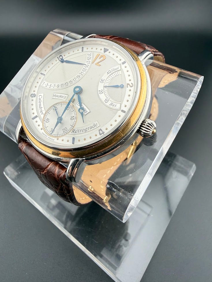 Maurice Lacroix Masterpiece Calendrier Rétrograde AE76075 (18K Gold Bezel)