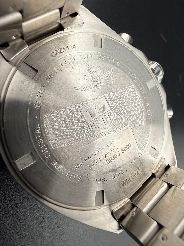TAG Heuer Formula 1 Indy 500 Limited Edition Chronograph - No. 0939 of 3,000 Worldwide - Appears Unworn