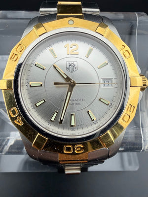 TAG Heuer Aquaracer Two-Tone Quartz 300M – Silver Dial