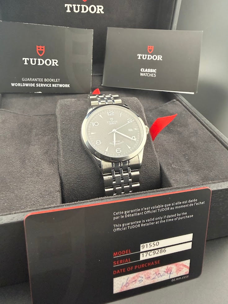 Tudor 1926 Automatic 39mm Black Dial – Complete Full Set – Mint Condition