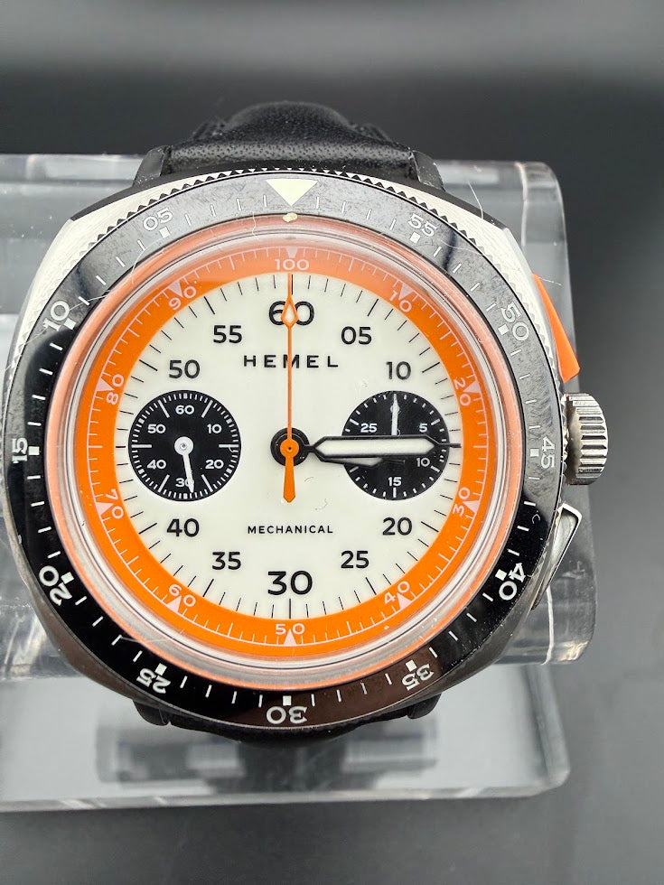Hemel Sky Racer Mechanical Chronograph | Full Set | Like New | ST1901 Hand-Wound
