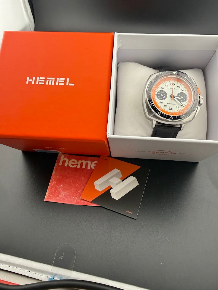 Hemel Sky Racer Mechanical Chronograph | Full Set | Like New | ST1901 Hand-Wound
