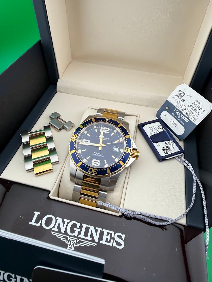 Longines HydroConquest Automatic Two-Tone Blue Dial