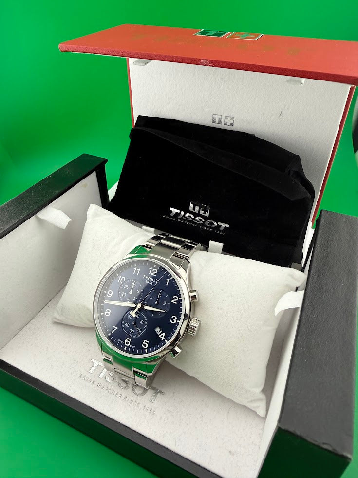 Tissot Chronograph | Blue Dial | Mint Full Set | Fresh Battery