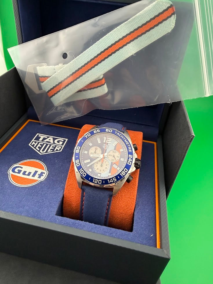 TAG Heuer Formula 1 Gulf Special Edition Chronograph