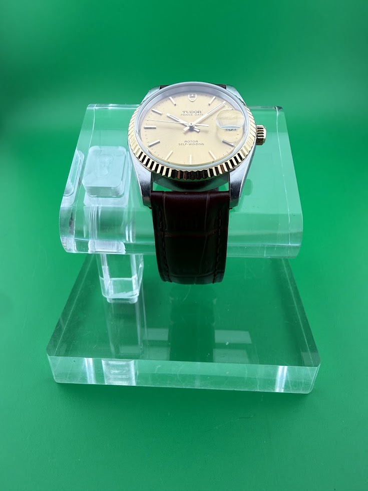 Tudor Prince Date 74033 – Champagne Sunburst Dial | Full Set | Near Mint