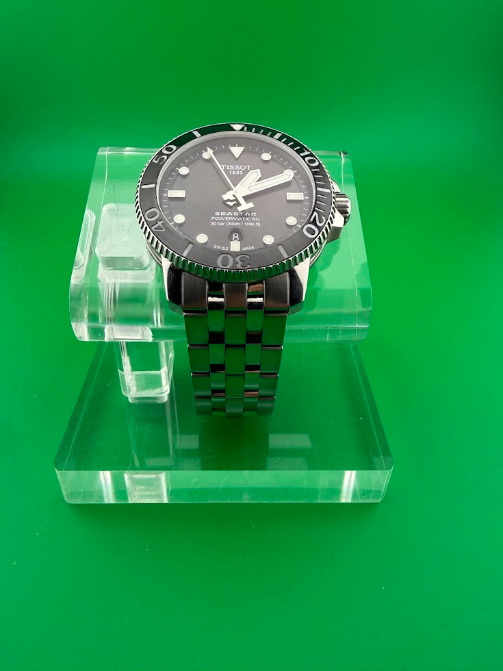 Tissot Seastar 1000 Powermatic 80 Automatic — Full Set — Near Mint -SOLD