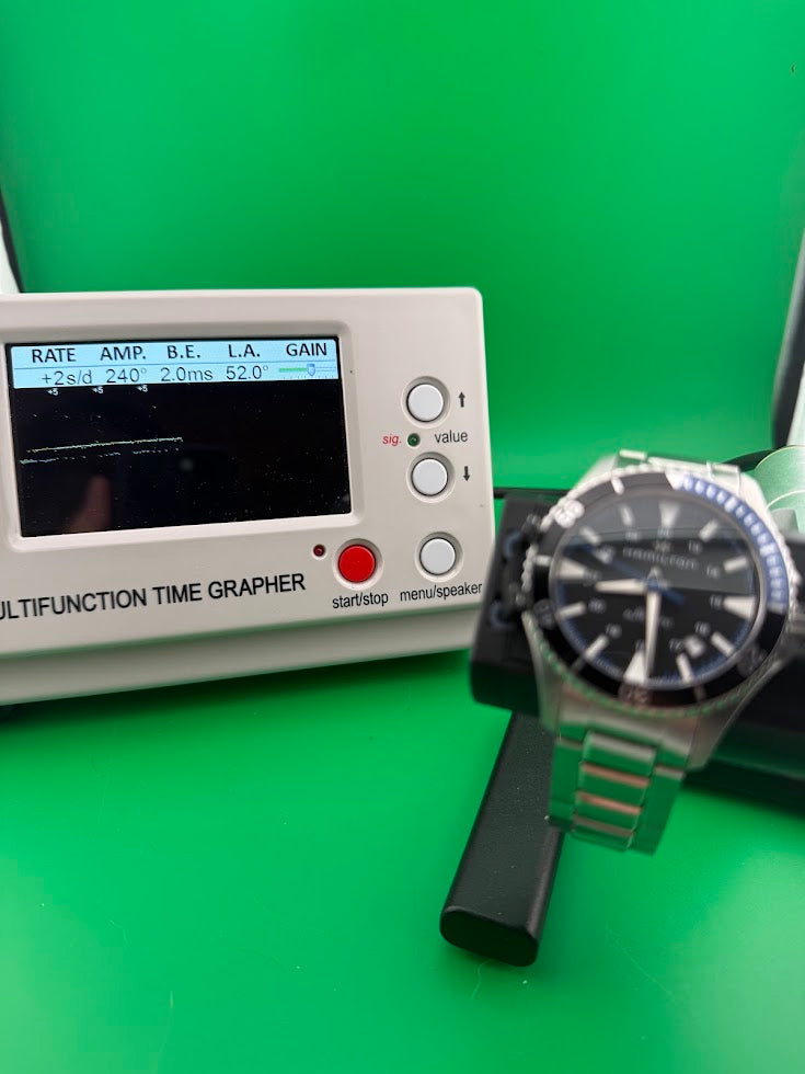 HAMILTON KHAKI NAVY SCUBA AUTO — BLUE/BLACK — FULL SET