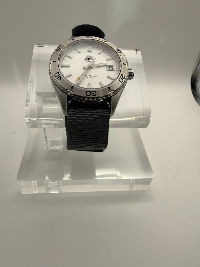 Orient Mako 40 Automatic Diver - White Dial w/ NATO + Bracelet