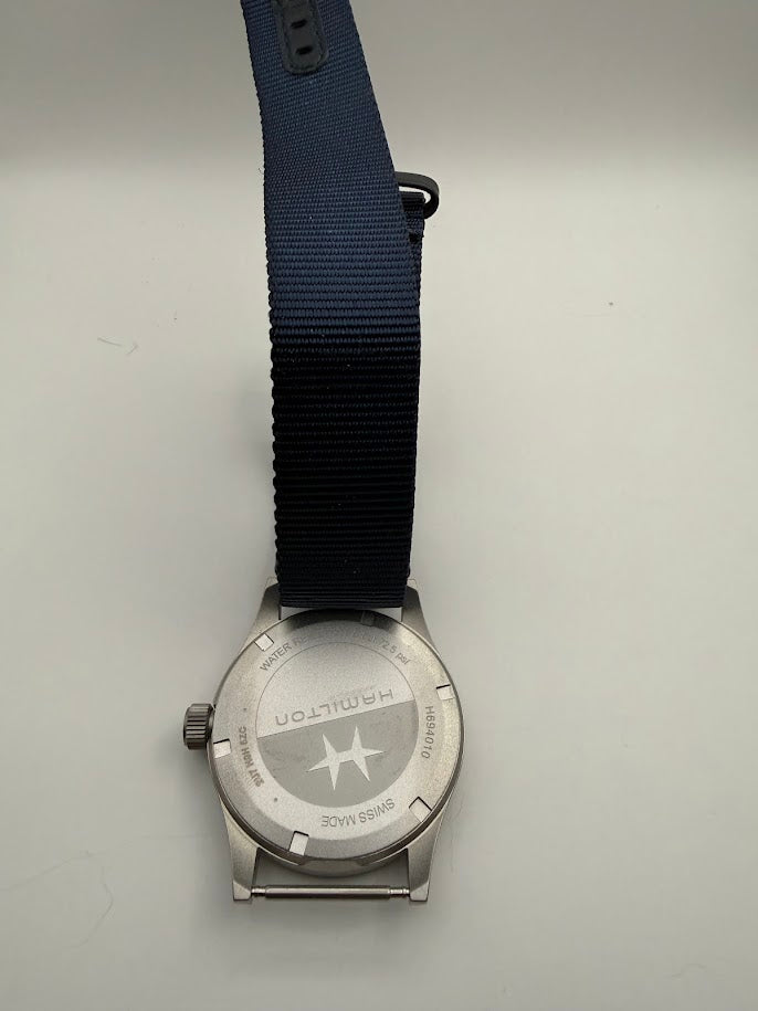 Hamilton Khaki Field Quartz - Blue Dial - Full Set