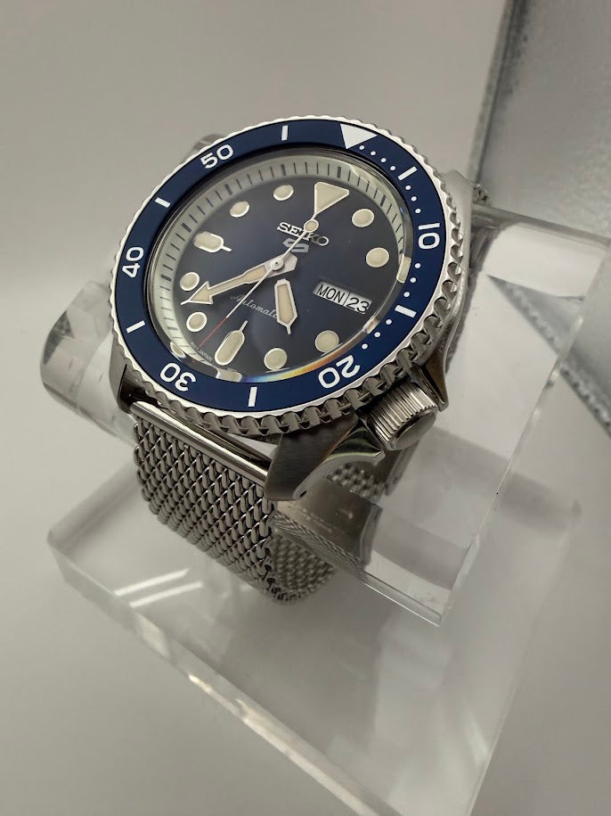 Seiko 5 Sports Automatic Diver - Blue Dial (Full Set)