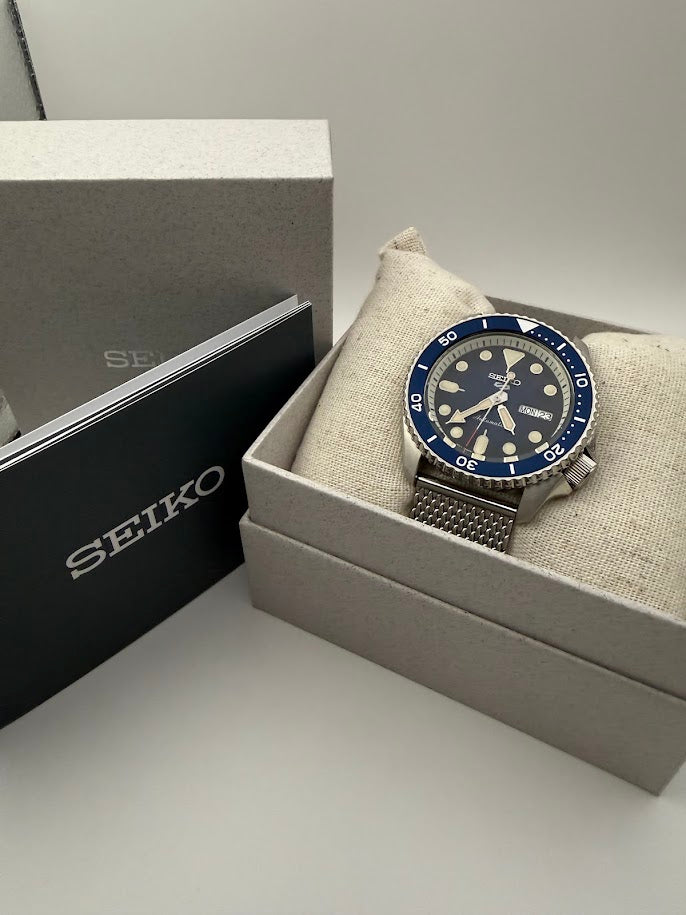 Seiko 5 Sports Automatic Diver - Blue Dial (Full Set) - SOLD