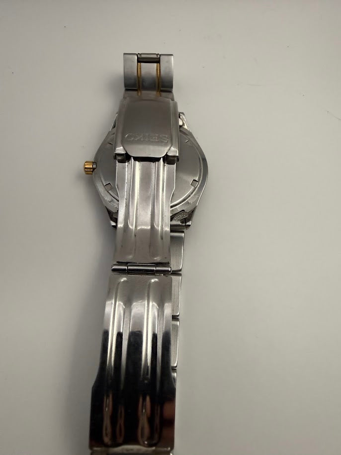 Seiko Quartz Day-Date - White Dial Two-Tone