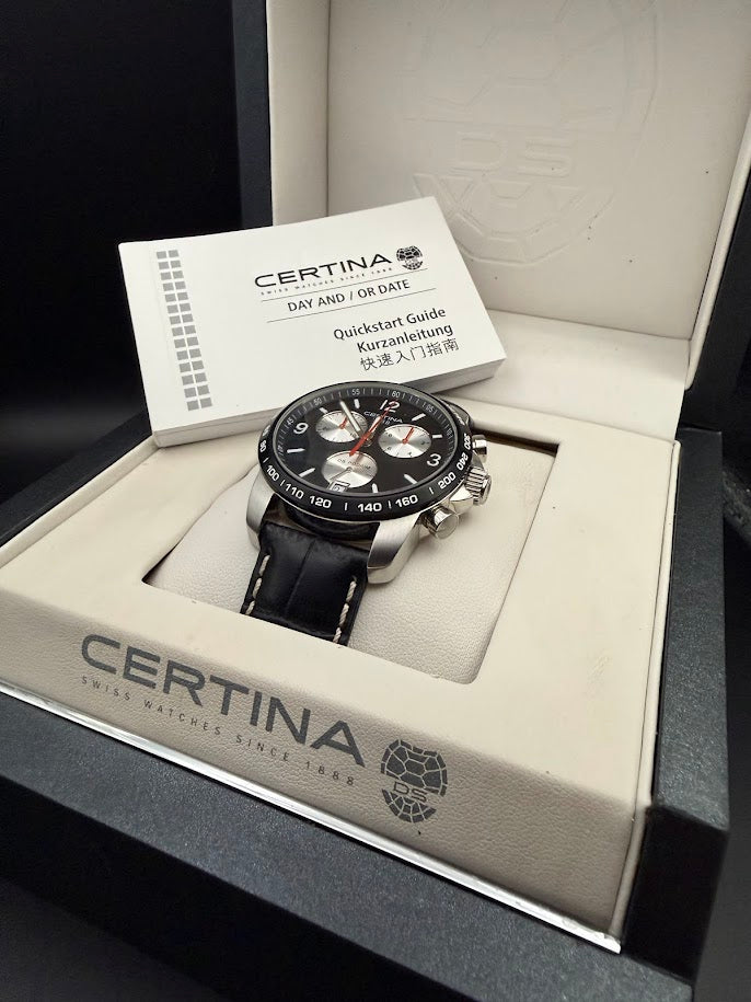 Certina DS Podium Chronograph - Panda Dial (Full Set)