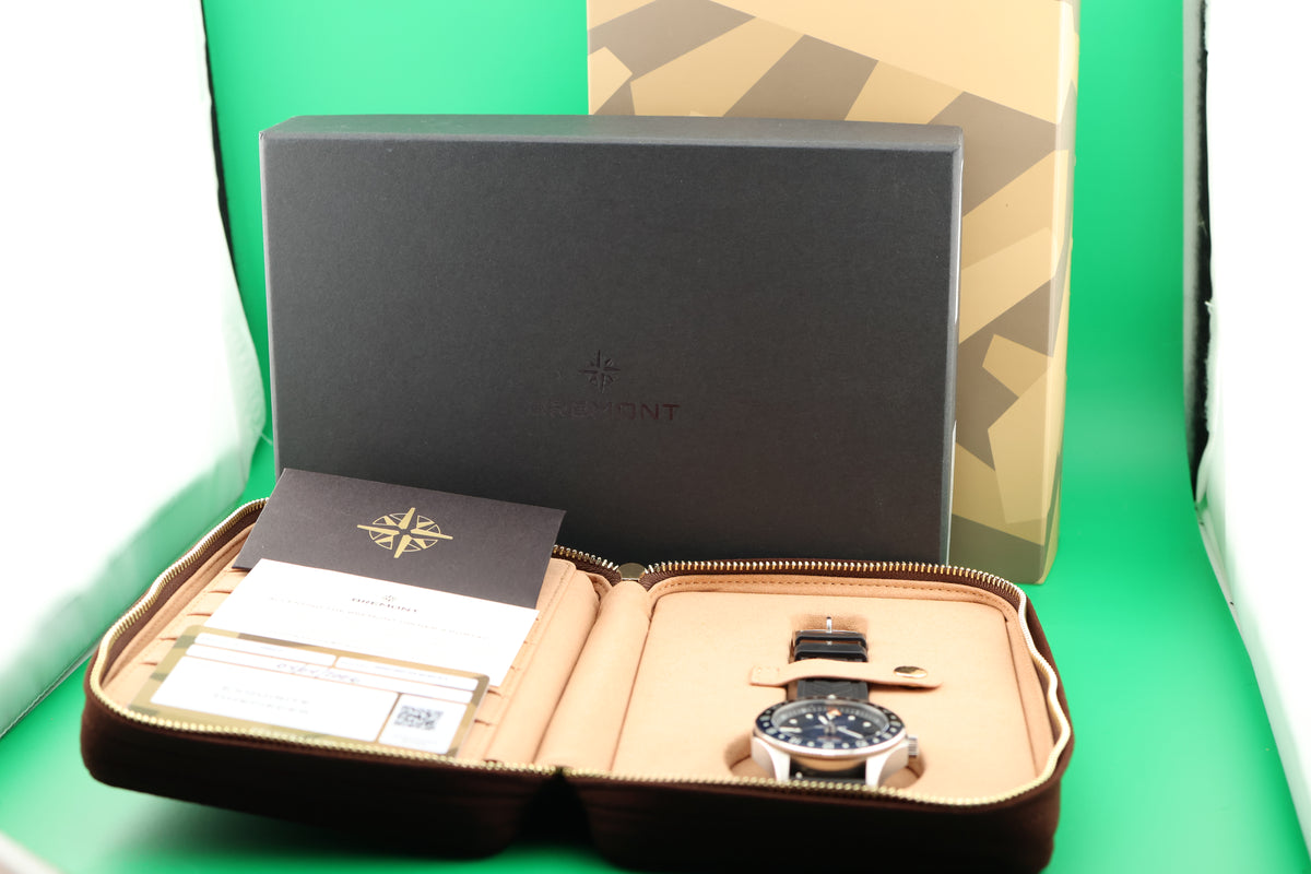 Bremont Supermarine 300M GMT “Glacier Blue” – Limited Edition of 500 – Full Set