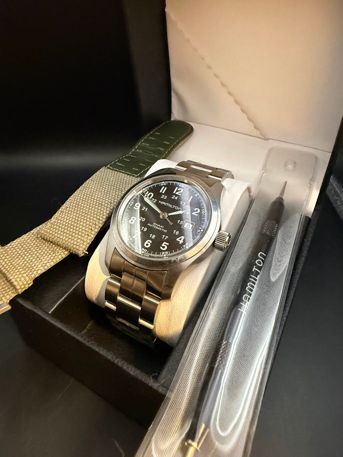 Hamilton Khaki Field Automatic - Bracelet and NATO Strap - SOLD