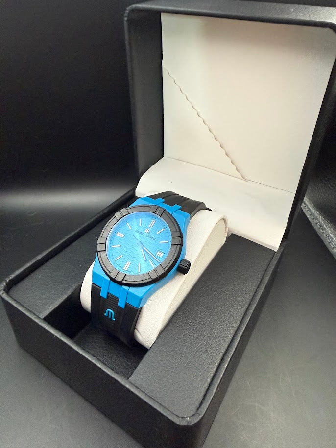 Maurice Lacroix AIKON #TIDE Quartz - Blue & Black - SOLD